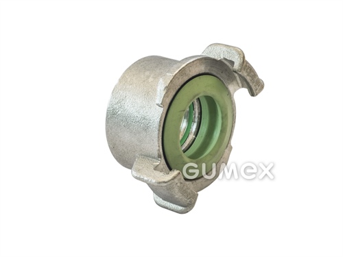 Rychlospojka GEKA, vnitřní závit G 1/2", 40bar, těsnění viton, -10°C/+150°C, nerezová ocel